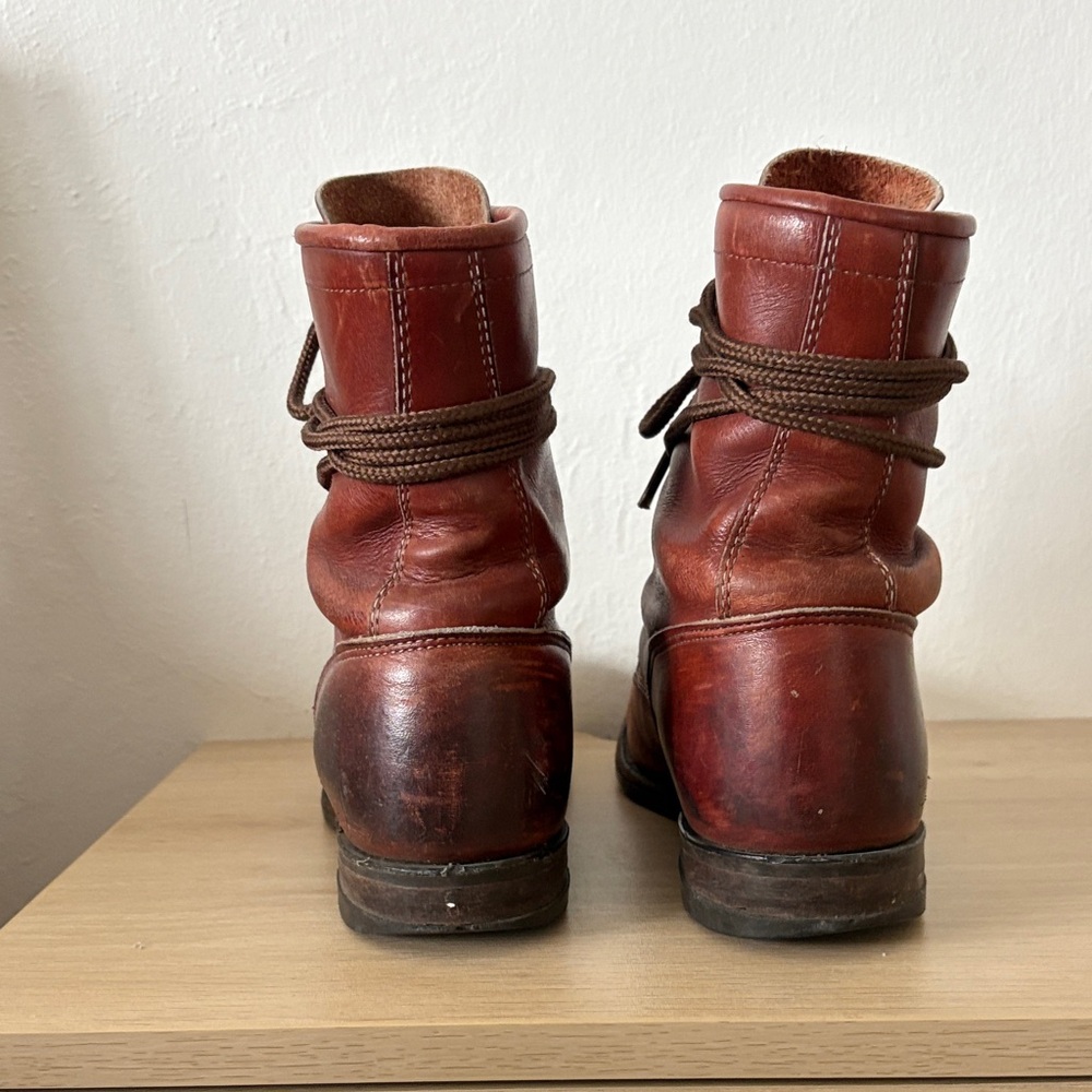 Justin Boots Rustic Brown Roper Boots - Picture 3 of 4